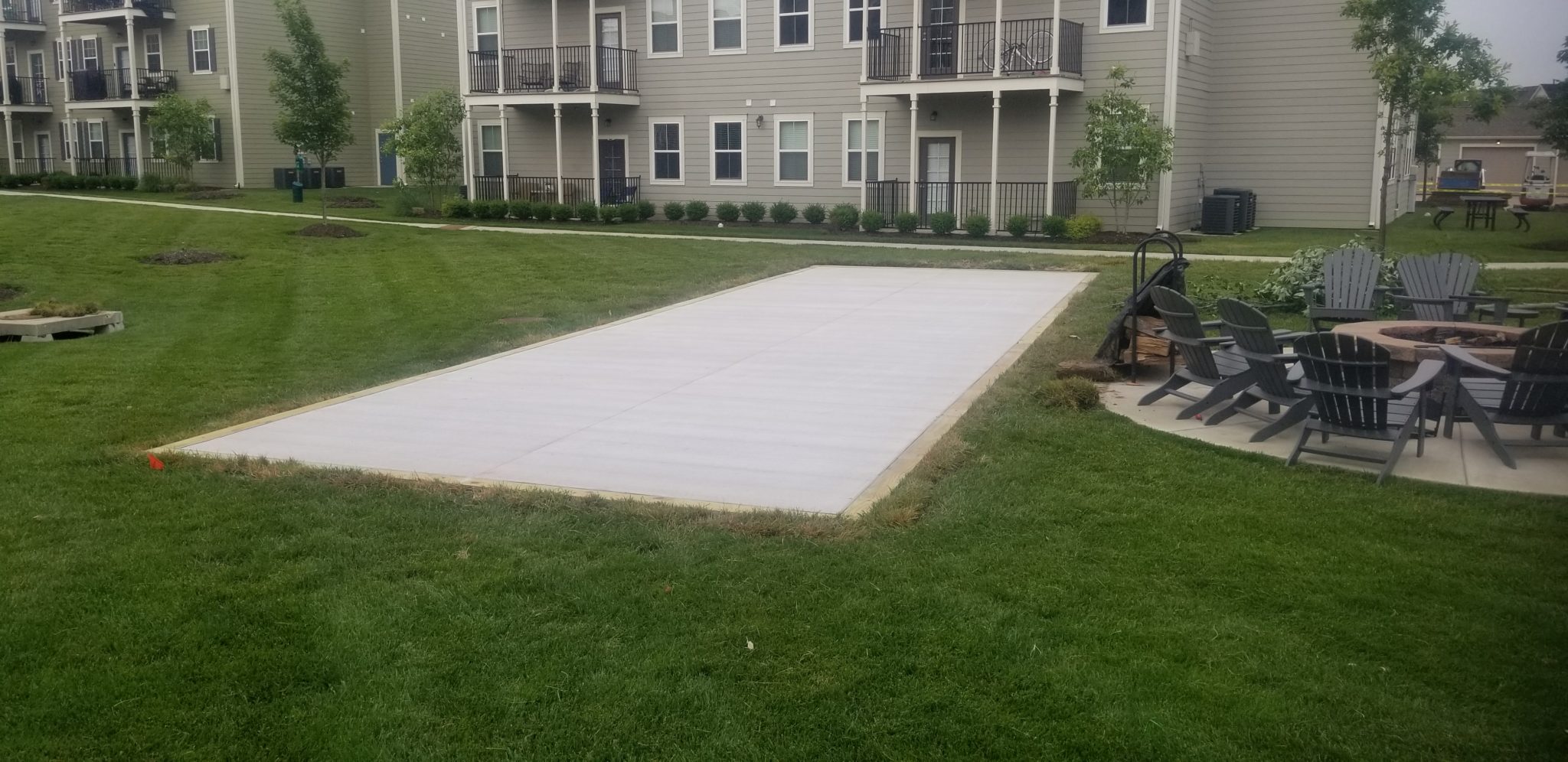 Official Cornhole Court Project Property Services Industries