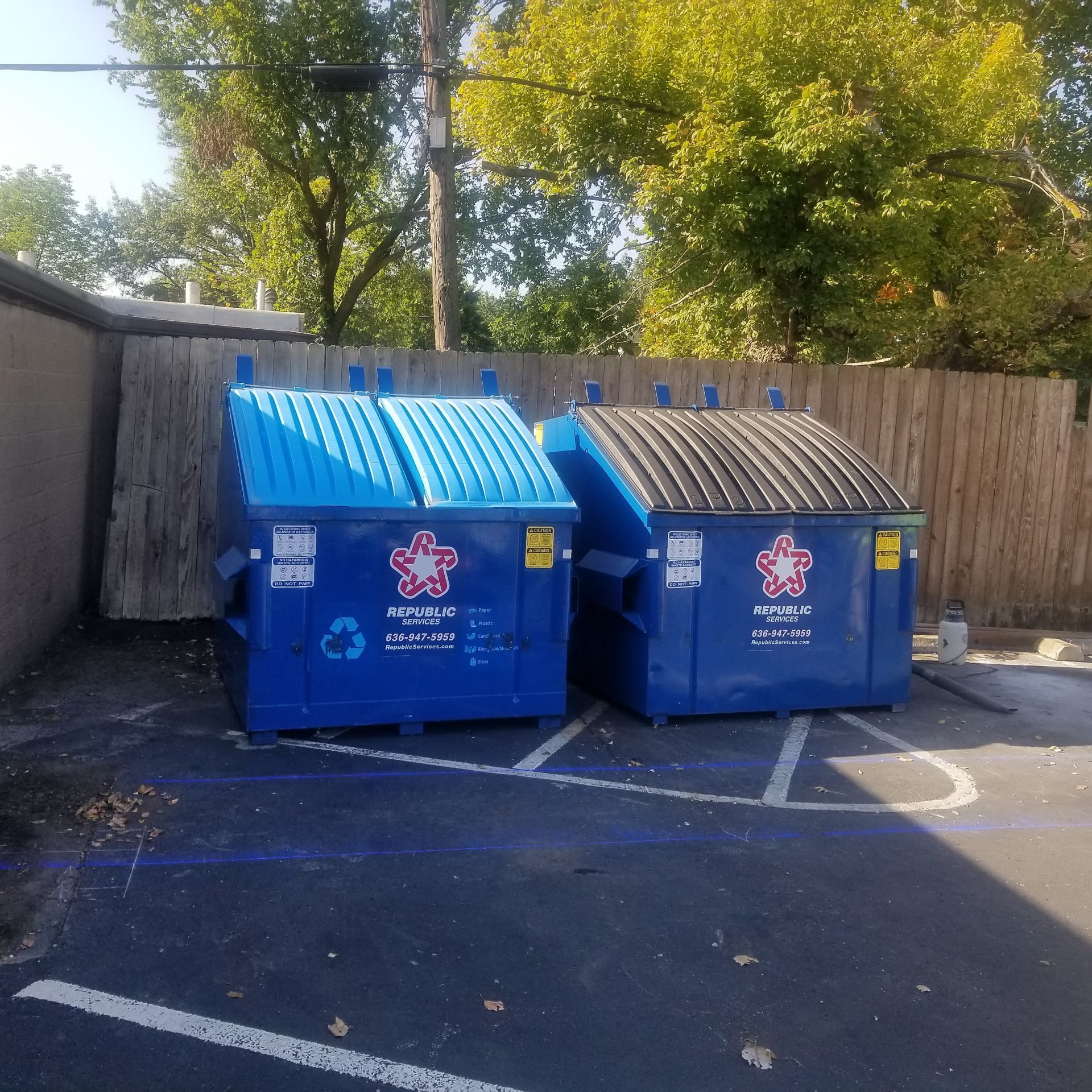 dumpster enclosure - before (2)